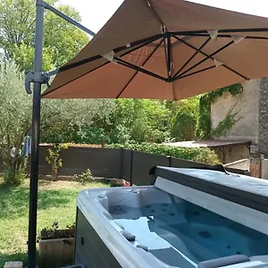 D'hotes & Jacuzzi - A L'ombre Des Amandiers Frühstückspension